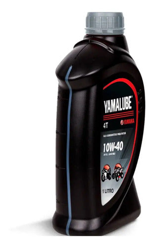 Óleo de Motor Yamalube 10W-40 Semissintético 4T API SL JASO MA2 1 Litro