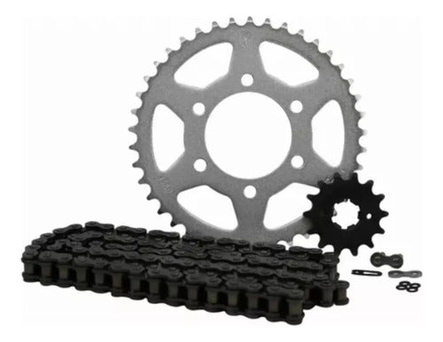 Kit Relação DID Premium com Retentor Yamaha Crosser 150 2014 a 2024 428HXV 122L 41/14T