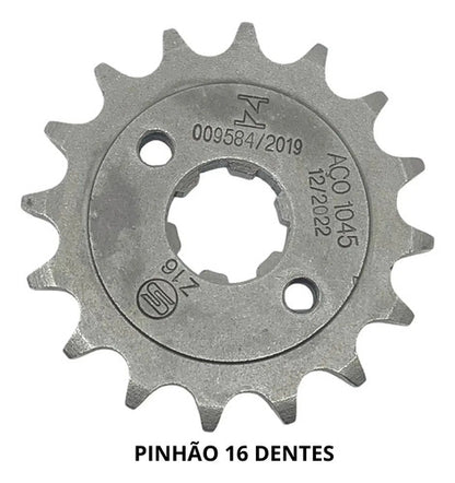 Kit Relação Smartfox com Retentor Honda Bros 160 Xre 190 428OH 128L 48/16T