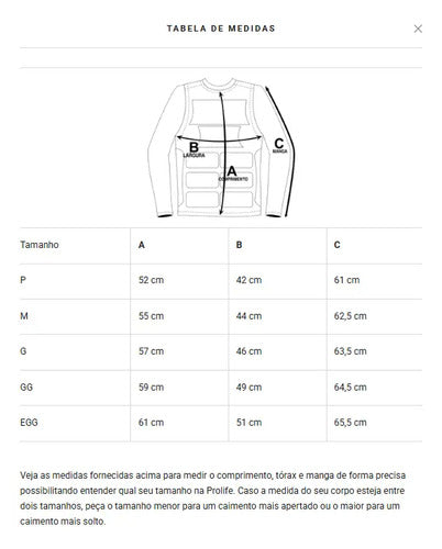 Camisa Blusa Flutuadora Aquática Uv50+ Prolife Lycra Unisex Preto Gg Lisa