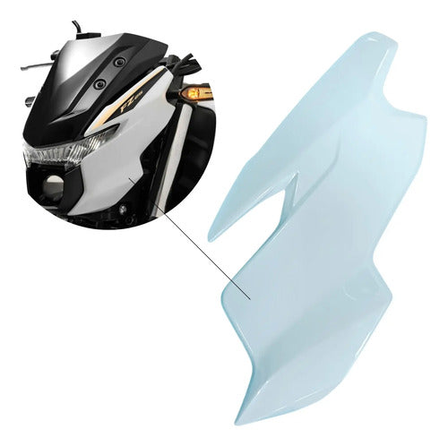 Bananinha Carenagem Lateral do Farol Esquerda Yamaha Fazer Fz25 250 2025 Branco