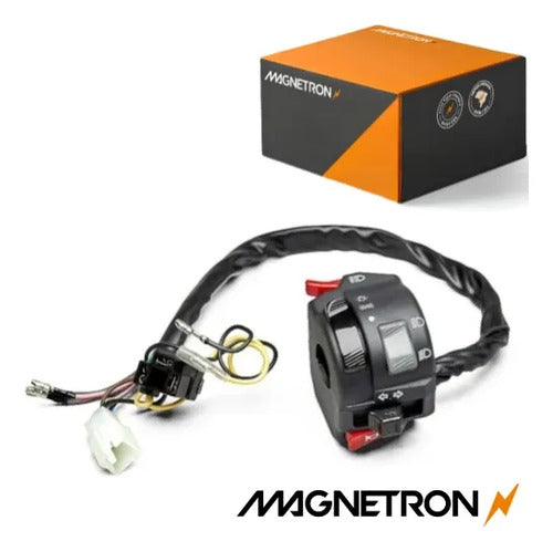 Interruptor do Farol com Seta Magnetron Yamaha Factor 125 2000 a 2013 Xtz 125 2003 em diante