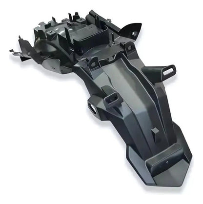Paralama Traseiro Suporte de Placa Paramotos Yamaha Factor Fazer 150 Preto