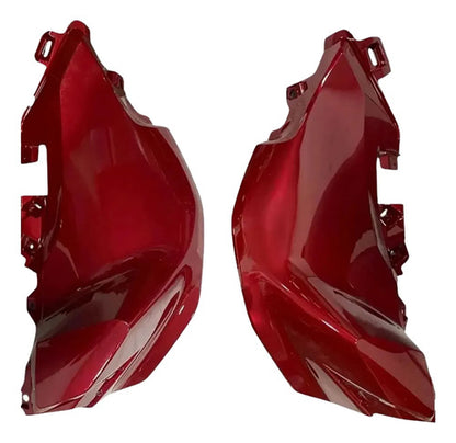 Par de Capas do Tanque Paramotos Honda Cg 160 Titan 2025 em diante Vermelho