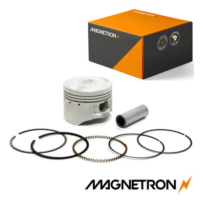 Kit Pistão com Anéis Magnetron Honda Cg 125 Cargo Today 1992 a 2000 Xlr 125 1997 a 2002 1,00 mm