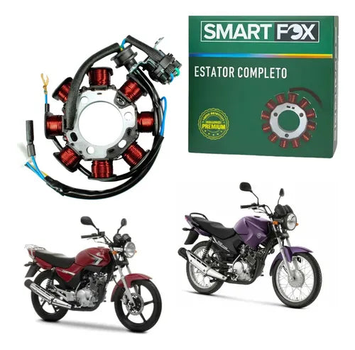 Magneto Estator com Bobina de Pulso Smartfox Yamaha Factor Xtz 125 2006 a 2010