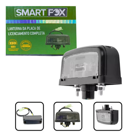 Luz de Placa Smartfox Honda Bros 150 160 Xre 190 300