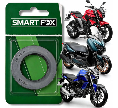 Retentor da Roda Traseira Esquerdo Smartfox Yamaha Fazer Fz15 150 Fz25 Xmax 250 26x42x8 mm