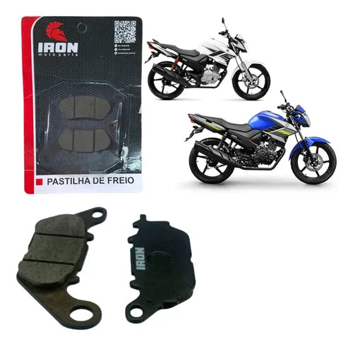 Pastilha de Freio Dianteira Iron Yamaha Factor 125 2009 a 2015 Fazer 150 2014 a 2015 Factor 150