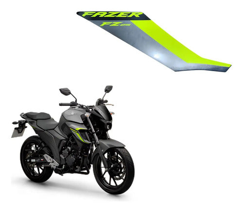 Adesivo da Tomada de Ar Direita Yamaha Fazer Fz25 250 2024 Cinza