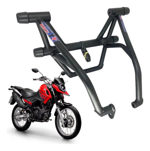 Protetor de Motor Stunt Race Street Cage Yamaha Crosser 150 2014 a 2024 Preto Fosco