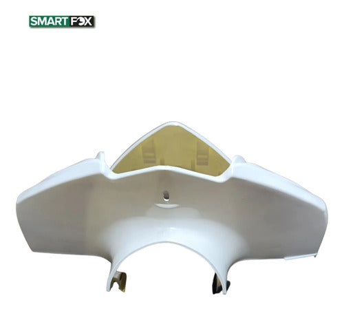 Carenagem do Farol Frontal Smartfox Shineray Jet 50 125 Branco Perolizado
