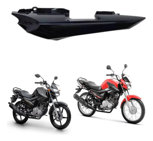Rabeta Lateral Esquerda Yamaha Factor 125 2016 em diante Factor 150 2016 a 2025 Preto
