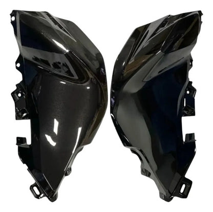 Par de Capas do Tanque Paramotos Honda Cg 160 Titan 2025 em diante Preto Metálico