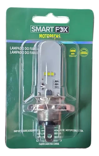 Lâmpada do Farol H4 LED Smartfox Universal Luz Branca