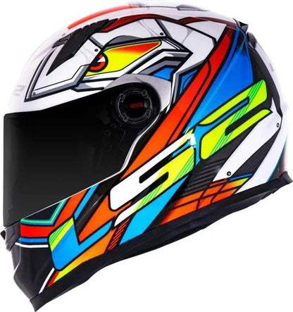 Capacete LS2 FF358 Xdron Laranja Brilhante