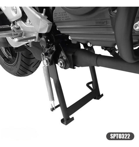 Cavalete Central Scam Yamaha Fazer Fz25 250 2018 em diante Preto Fosco