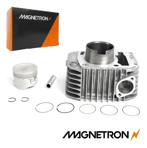 Kit Cilindro Pistão e Anéis Magnetron Honda Biz 125 2009 a 2023