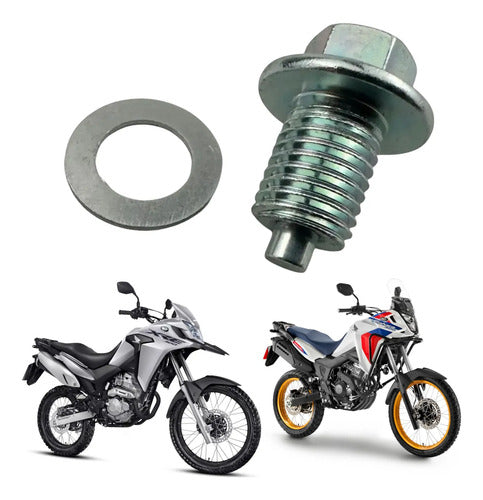 Bujão do Cárter Smartfox Honda Cg 150 160 Titan Fan Start Xre 190 300 Yamaha Fazer Lander 250 M12