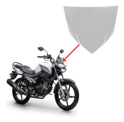 Capa do Painel Paramotos Yamaha Factor 150 2016 a 2022 Branco