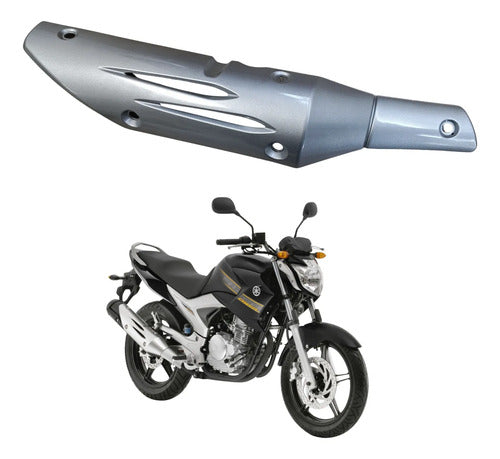 Protetor do Escapamento Smartfox Yamaha Fazer 250 2011 em diante Prata