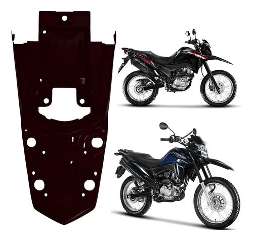 Paralama Traseiro Paramotos Honda Bros 160 2022 a 2025 Preto