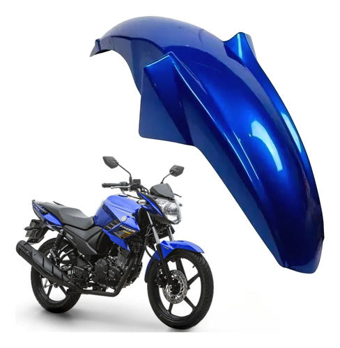 Paralama Dianteiro Paramotos Yamaha Fazer 150 2016 a 2023 Azul Metálico