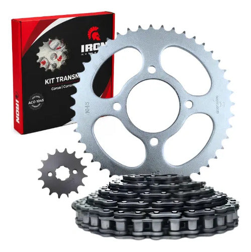 Kit Relação Iron sem Retentor Haojue Dk 150 2017 a 2024 428H 120L 44/14T