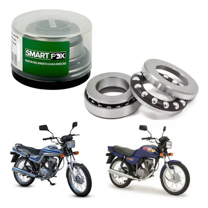 Caixa de Direção com Colar de Esferas Smartfox Honda Cg 125 Titan Today Cbx 150 Aero 200 Strada