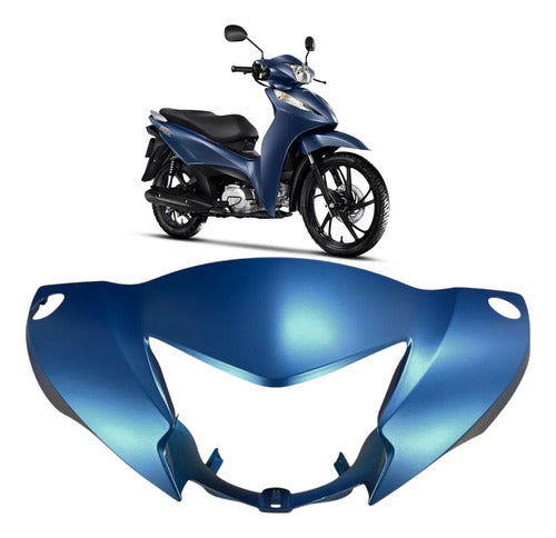 Capa do Farol Paramotos Honda Biz 125 2025 a 2026 Azul Fosco