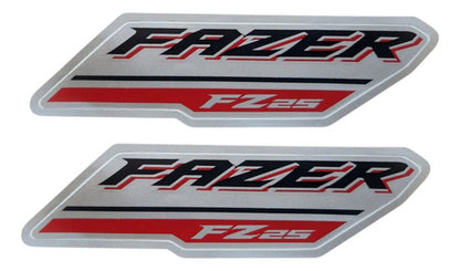 Kit Adesivos JS Yamaha Fazer Fz25 250 2018 a 2020 Vermelho