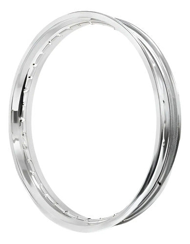 Aro de Roda Traseira Smartfox Honda Cg 125 150 160 Titan Fan Start Yamaha Factor 125 1.85x18 Cromado