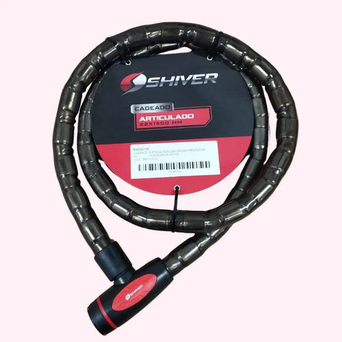 Trava Anti-furto Cadeado Articulado 22x1500mm Shiver