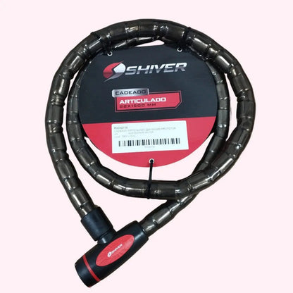 Trava Anti-furto Cadeado Articulado 22x1500mm Shiver