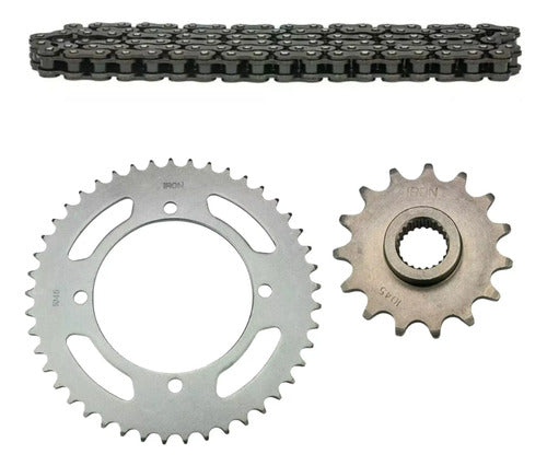 Kit Relação RK com Retentor Yamaha Crosser 150 2014 a 2024 428 122L 41/14T