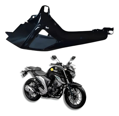 Rabeta Lateral Direita Yamaha Fazer Fz25 250 2018 a 2024 Preto Brilhante