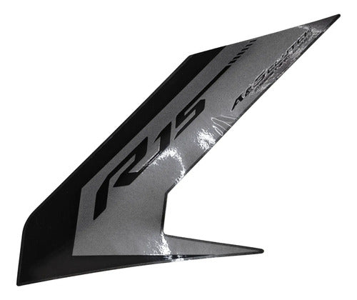 Adesivo da Carenagem Lateral Esquerda Yamaha Yzf-R15 2026 em diante Preto