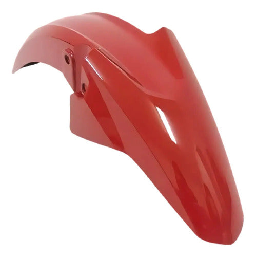 Paralama Dianteiro Paramotos Honda Cg 160 Fan 2022 a 2024 Vermelho
