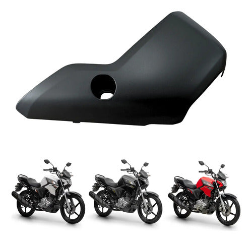 Spoiler do Motor Lateral Direito Yamaha Factor Dx Fazer Fz15 150 2025 em diante Preto Fosco