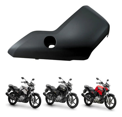 Spoiler do Motor Lateral Direito Yamaha Factor Dx Fazer Fz15 150 2025 em diante Preto Fosco