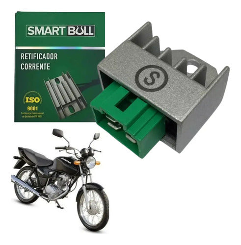 Regulador Retificador Smartfox Honda Bros Cg 125 Titan Fan Bros 150 12V