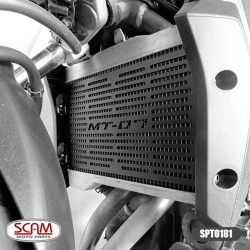 Protetor de Radiador Scam Yamaha Mt-07 2015 a 2024 Preto