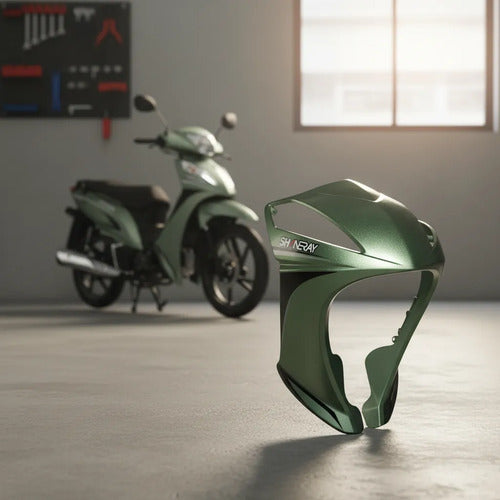 Carenagem Frontal Iron Shineray Jet 50 2020 a 2021 Verde