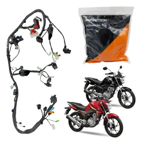 Fiação Chicote Elétrico Principal Magnetron Honda Cg 160 Titan Fan 2016 a 2017