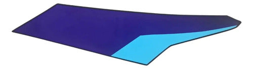 Adesivo da Aleta da Aba do Tanque Direita Yamaha Fazer Fz25 250 2024 Azul