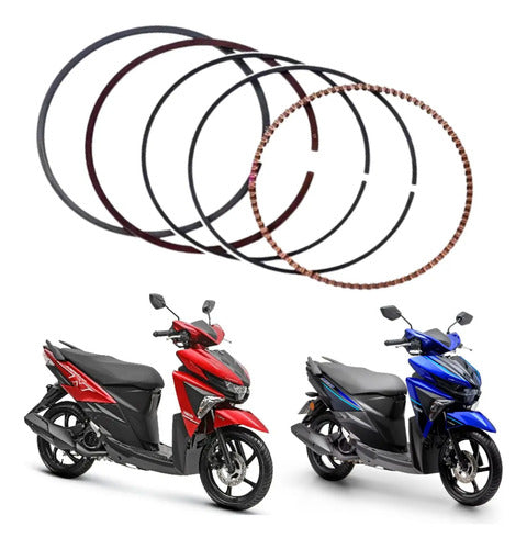 Jogo de Anéis do Pistão Yamaha Neo Fluo 125 STD