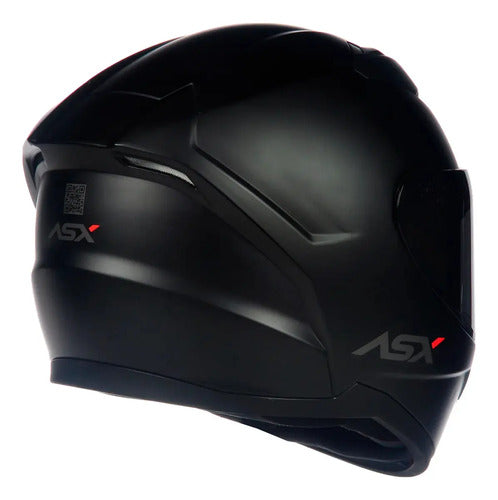 Capacete ASX City Solid Preto Grafite Fosco
