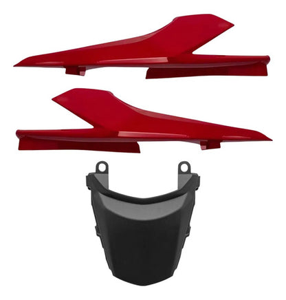 Kit Rabeta Lateral Completa Paramotos Honda Cg 160 Titan 2016 a 2024 Vermelho Maceió