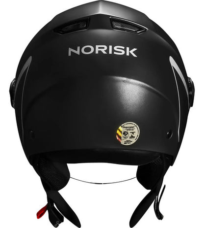 Capacete Aberto Norisk Orion Solid Preto Fosco