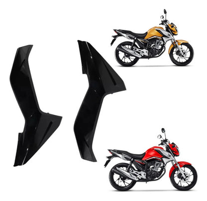 Par de Tampas Laterais Paramotos Honda Cg 160 Titan 2016 a 2024 Preto Fosco